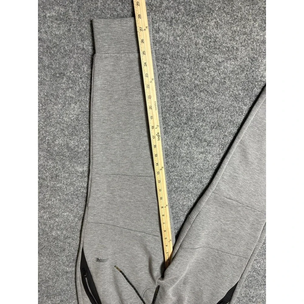 American Eagle Sweatpants Mens M Gray Jogger Elastic Waist Zip Pockets Athletic